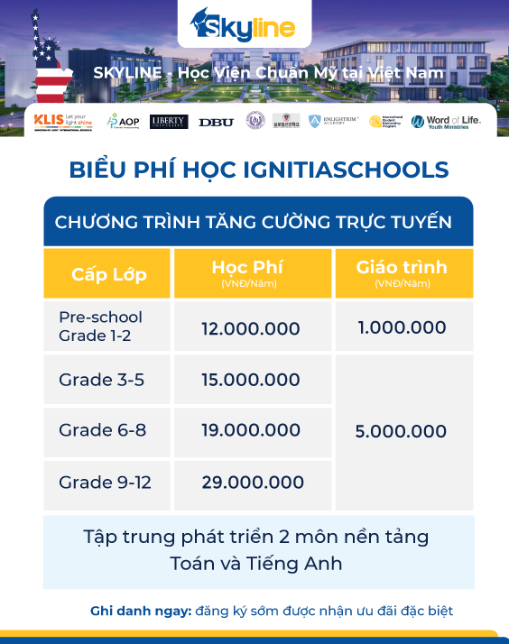 học phí tang cường update skyline 2025
